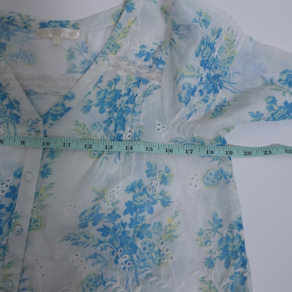 Loveshackfancy Mauro Blouse Button Down Floral Pr… - image 6